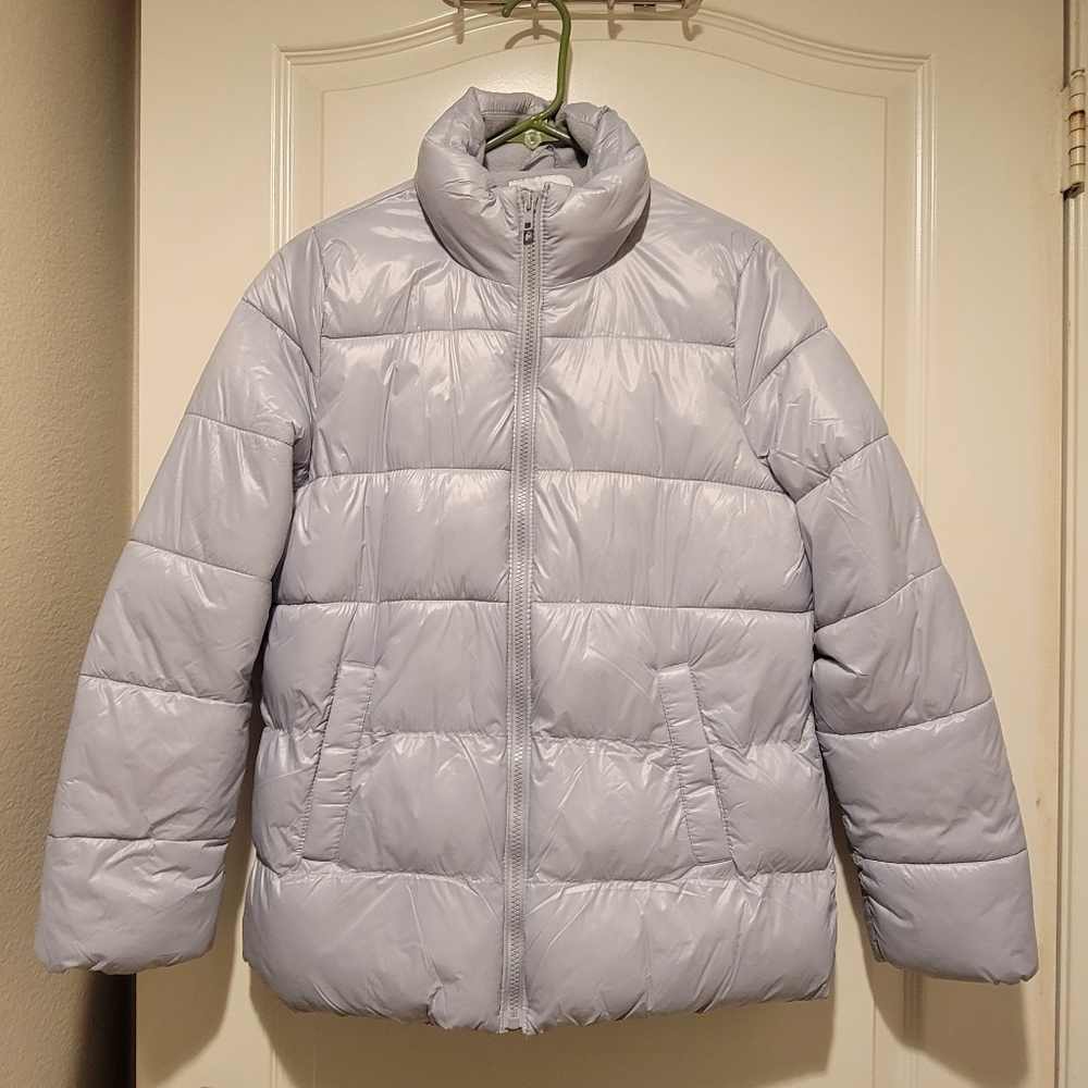 Old Navy Gray Puffer Jacket | Petite Small ❄️☃️